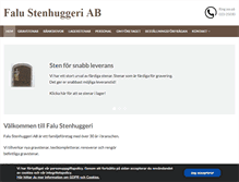 Tablet Screenshot of falustenhuggeri.se